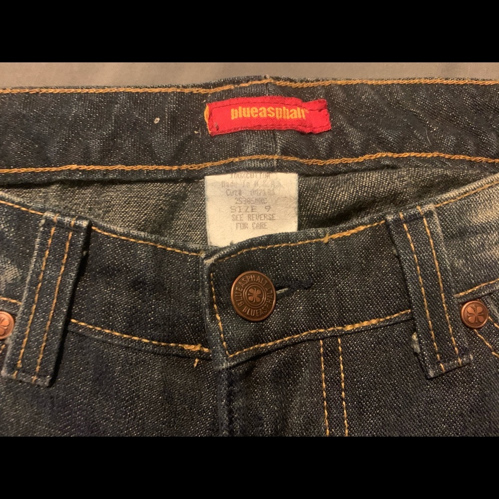Blue Asphalt Flare Denim Jeans NWOT